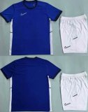 Custom Nike blue white soccer jerseys