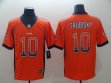 Nike Chicago Bears #10 Mitchell Trubisky orange drift Color Rush Limited Jerseys
