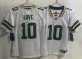 Women Packers #10 Jordan Love Nike white Color Rush Limited Jersey-LT
