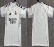 2025-2026 Real Madrid club white soccer jerseys home