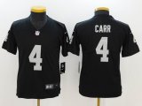 Kid Nike Oakland Raiders 4 Carr Navy black Color Rush Limited Jersey
