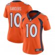 Women Denver Broncos #10 Emmanuel Sanders Nike orange Color Rush Limited Jerseys