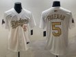 2025 Nike Los Angeles Dodgers #5 Freddie Freeman white gold fashion majestic baseball jerseys