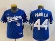 Youth Nike Los Angeles Dodgers #44 Vicente Padilla blue MLB baseball Jerseys