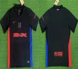 2025-2026 Barcelona club thailand version black soccer jerseys away