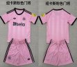 2025-2026 Newcastle club pink kid goalkeeper soccer jerseys
