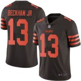 Youth Cleveland Browns Odell Beckham Jr #13 Brown Nike Color Rush Limited Jersey 001