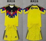 2025-2026 America club yellow kid soccer jersey hone