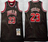 Youth Chicago Bulls #23 Michael Jordan black throwback nba basketball jerseys -XD