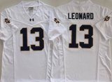 Norte Dame Fighting Irish #13 Riley Leonard white college football jerseys