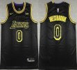 Nike NBA Los Angeles Lakers #0 Westbrook Black nba basketball Jersey-XD