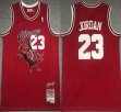 Chicago Bulls #23 Michael Jordan red throwback basketball jerseys-XD