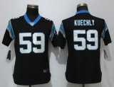 Women Panthers luke kuechly #59 black Color Rush Limited Jersey