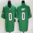 Philadelphia Eagles #0 Swift White Green throwback Color Rush Limited Jersey-BD