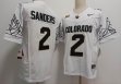 Retro Brand Colorado #2 Shedeur Sanders white college football jerseys-XST
