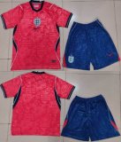 2026-2027 England team red blue soccer jerseys away