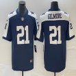 Nike Dallas Cowboys #21 Gilmore blue white Color Rush Limited Jersey
