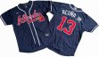 Atlanta Braves 13# Ronald Acuna Jr. Nike Navy Alternate Replica Player Name Jersey