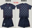 2026 World Cup United States team black kids soccer jerseys away