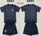 2026 World Cup United States team black kids soccer jerseys away