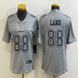 Women Nike Cowboys #88 CeeDee Lamb gray Color Rush Limited Jersey