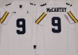Michigan Wolverines Blue #9 J.J. McCarthy white college football jerseys