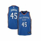 Youth Oklahoma City Thunder Cameron Johnson blue nba jerseys Hot press font