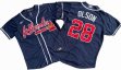 Atlanta Braves 28# Matt Olson Nike Navy Alternate Replica Player Name Jersey