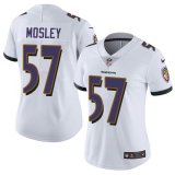 women Baltimore Ravens #57 Mosley Nike white Color Rush Limited Jersey