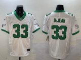 Nike Philadelphia Eagles #33 Cooper DeJean white Vapor F.U.S.E. Limited Jersey