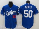 Nike Los Angeles Dodgers Mookie Betts black majestic baseball Jersey-LT