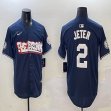 Nike New York Yankees #2 Derek Jeter Navy majestic baseball Jerseys Joint name-BD 01