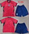 2026-2027 England team red blue kids soccer jerseys away