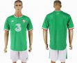 2017-2018 Ireland Republic team #3 green soccer jersey