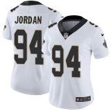 Women New Orleans Saints #94 Cameron Jordan Nike white Color Rush Limited Jersey