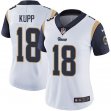 Women Nike Rams #18 Cooper Kupp white Color Rush Limited Jersey