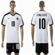 2016 Austria Team JUNUZOVIC #10 white soccer jersey away