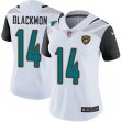Women Jacksonville Jaguars #14 Justin Blackmon white nike Color Rush Limited Jersey