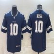 Nike Dallas Cowboys #10 Cooper Rush blue Color Rush Limited Jersey