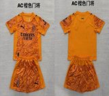 2025-2026 AC Milan club orange goalkeeper soccer jerseys