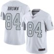 Nike Oakland Raiders 84 Antonio Brown white Color Rush Limited Jersey 001