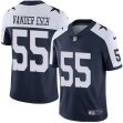 Nike Dallas Cowboys #55 Leighton Vander Esch blue thanksgiving Color Rush Limited Jersey