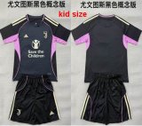 2026-2027 Juventus Club black kid soccer jerseys Concept versio