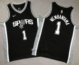 Youth Nike San Antonio Spurs #1 Victor Wembanyama black basketball jersey-XD