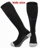 2025-2026 Inter Milan Club black kid soccer socks home
