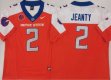 Boise State Broncos #2 Ashton Jeanty orange white college football jerseys-PNS