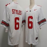 Ohio State Buckeyes #6 Sonny Styles white NCAA football jerseys