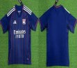 2025-2026 Lyon club thailand version blue soccer jerseys away