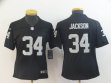 women Oakland Raiders #34 Bo Jackson Nike black Color Rush Limited Jersey