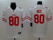 49ers #80 Rice Nike White Color Rush Limited Jersey